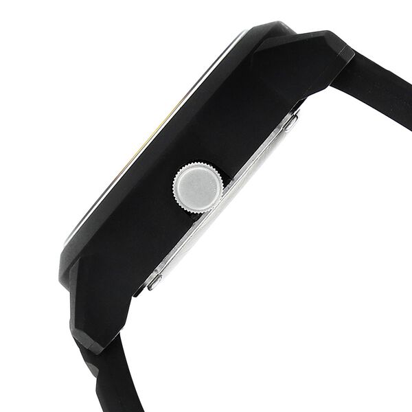 SF Quartz Analog Black Dial Plastic Strap Watch for Men - image number 2