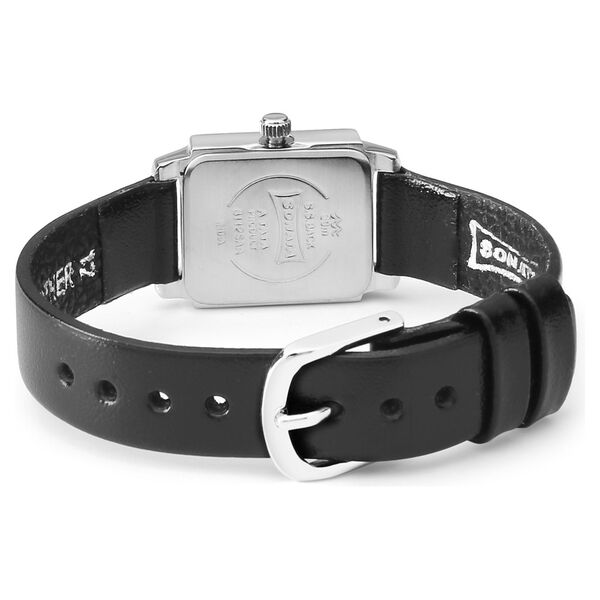 Sonata Quartz Analog Black Dial Leather Strap Watch for Women - image number 2