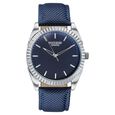 Poze By Sonata Quartz Analog Blue Dial Blue Nylon Strap Watch For Men - image number 1