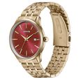 Sonata Wedding Edit Quartz Analog with Date Red Dial Stainless Steel Strap Watch For Men - image number 3