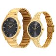 Sonata Pair Quartz Analog Black Dial Stainless Steel Strap Watch for Couple - image number 1