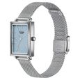 Sonata Poze Quartz Analog Blue Mother Of Pearl Dial Silver Color Stainless Steel Strap Watch For Women - image number 3