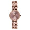 Poze Poze Quartz Analog Pink Dial Two Toned Metal & Leather Strap Watch For Women - image number 1