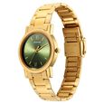 Sonata Classic Quartz Analog Green Dial Golden Stainless Steel Strap Watch for Men - image number 1
