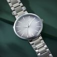 Sonata Poze Quartz Analog Grey Dial Metal Strap Watch for Men - image number 0