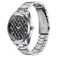 Sonata Poze Quartz Analog Two Toned Dial Silver Colour Stainless Steel Strap Watch For Men - image number 4