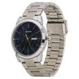 Knot Blue Dial Stainless Steel Strap Watch for Men - image number 2