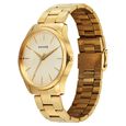 Sonata Traditional Essentials Quartz Analog Champagne Dial Golden Metal Strap Watch For Men - image number 2