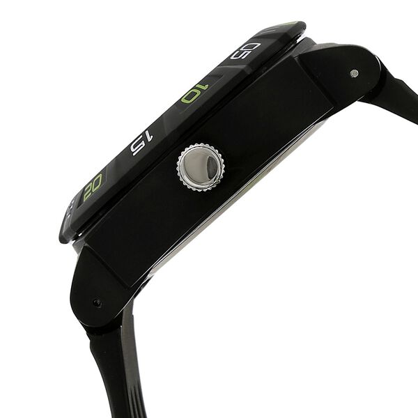 SF Quartz Analog Black Dial Plastic Strap Watch for Men - image number 2