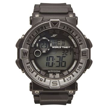 SF Digital Dial Plastic Strap Watch for Men