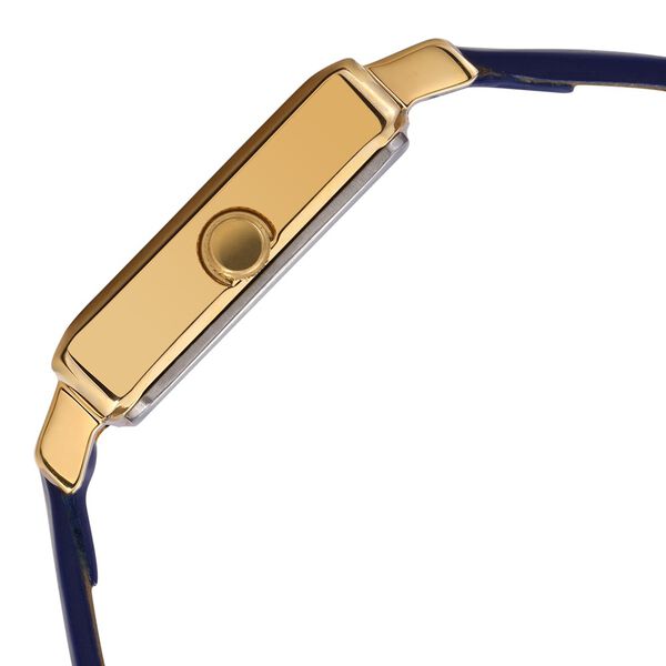 Sonata Splash Champagne Dial Women Watch With Leather Strap - image number 3