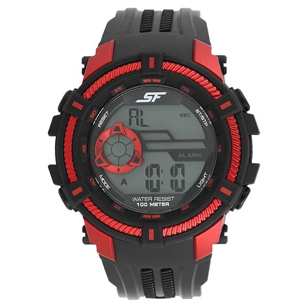SF Digital Dial Plastic Strap Watch for Men - image number 0