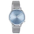 Sonata Elegent Essentials Quartz Analog Blue Dial Stainless Steel Strap Watch For Women - image number 1