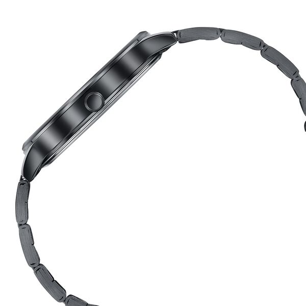 Sonata Aspire Quartz Analog Black Dial Black Stainless Steel Strap Watch For Men - image number 4