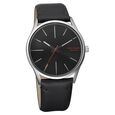 Poze by Sonata Quartz Analog Black Dial PU Leather Strap Watch for Men - image number 1