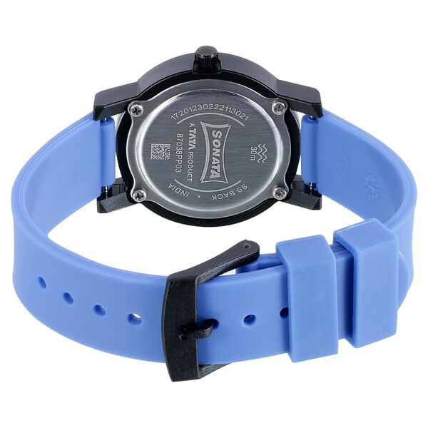 Sonata Pop Silver Dial Women Watch With Polyurethane Strap - image number 4