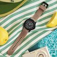 Poze Poze Quartz Analog Black Dial Grey Silicone Strap Watch For Men - image number 0