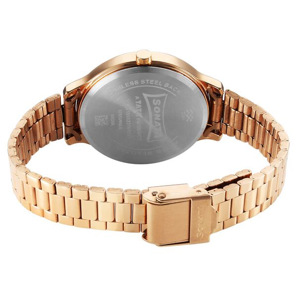 Sonata Blush Quartz Analog Rose Gold dial Stainless Steel Strap Watch for Women - image number 3