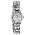 Poze Poze Quartz Analog White Dial Silver Metal Strap Watch For Women - image number 2