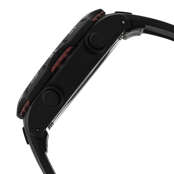 SF Quartz Analog Black Dial Plastic Strap Watch for Men - image number 2