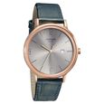 Sonata Quartz Analog with Date Blue Dial Leather Strap Watch for Men