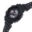 SF Dreamer Series Quartz Digital Analog Digital Black Round Dial Black Plastic Strap Watch For Men - image number 2