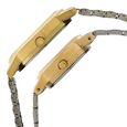 Sonata Quartz Analog Silver Dial Stainless Steel Strap Watch for Couple - image number 2