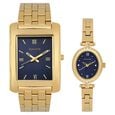 Sonata Quartz Analog White Dial Leather Strap Watch for Couple