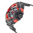 SF Quartz Analog Digital Black Dial PU Strap Watch for Men - image number 2