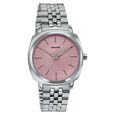 Sonata Vector Dusty Rose-Tone Dial Silver-Tone Bracelet Watch for Men - image number 2