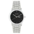 Sonata Quartz Analog with Day and Date Black Dial Stainless Steel Strap Watch for Men - image number 0