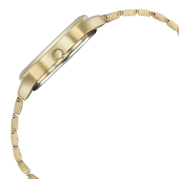 Sonata Glam Gold Quartz Analog White Dial Stainless Steel Strap Watch For Women - image number 3
