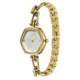 Poze Poze Quartz Analog White Dial Golden Metal Strap Watch For Women - image number 4