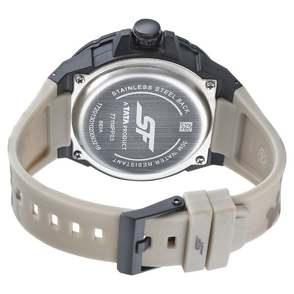 SF Turbo Quartz Analog Multicoloured Dial PU Strap Watch for Men - image number 3