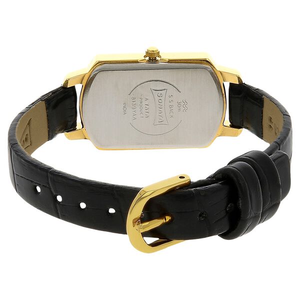 Sonata Elite White Dial Women Watch With Leather Strap - image number 3