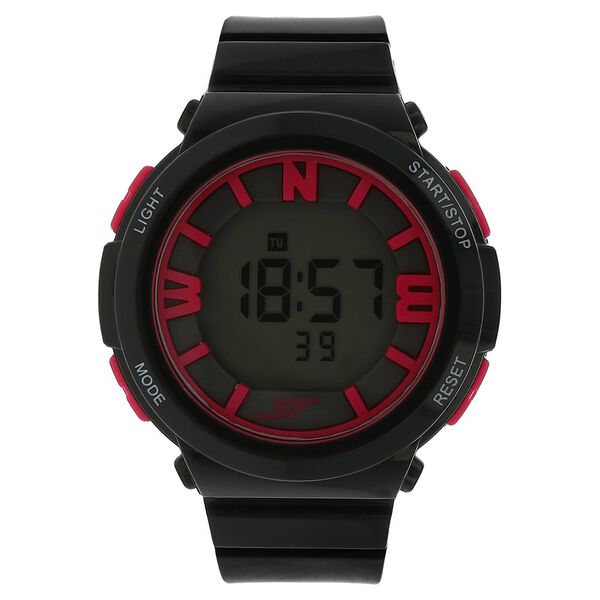 SF Digital Dial Plastic Strap Women Watch - image number 0