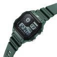 SF Digital Dial Green PU Strap Watch For Unisex - image number 2