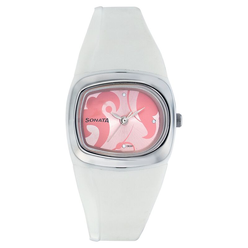 Sonata Quartz Analog Pink Dial Strap Watch for Women - image number 0