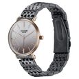 Sonata Poze Quartz Analog Mother Of Pearl Dial Grey Color Stainless Steel Strap Watch For Women - image number 3
