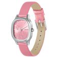 Sonata Linnea Pink Dial Women Watch With Leather Strap - image number 1