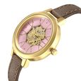Sonata Unveil Quartz Multifunction Leather Strap Watch for Women - image number 2