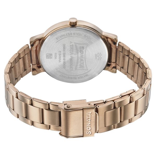 Sonata Play Blue Dial Women Watch With Stainless Steel Strap - image number 3
