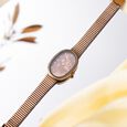 Sonata Poze Quartz Analog Brown Dial Metal Strap Watch for Women - image number 0