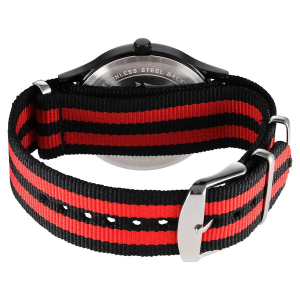 Sonata RPM Black Dial Plastic Strap Watch for Men - image number 3