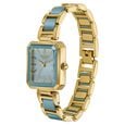 Poze Poze Quartz Analog Blue Dial Two Toned Metal & Plastic Strap Watch For Women - image number 4