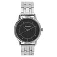 Sonata Quartz Analog Silver Dial Leather Strap Watch for Men