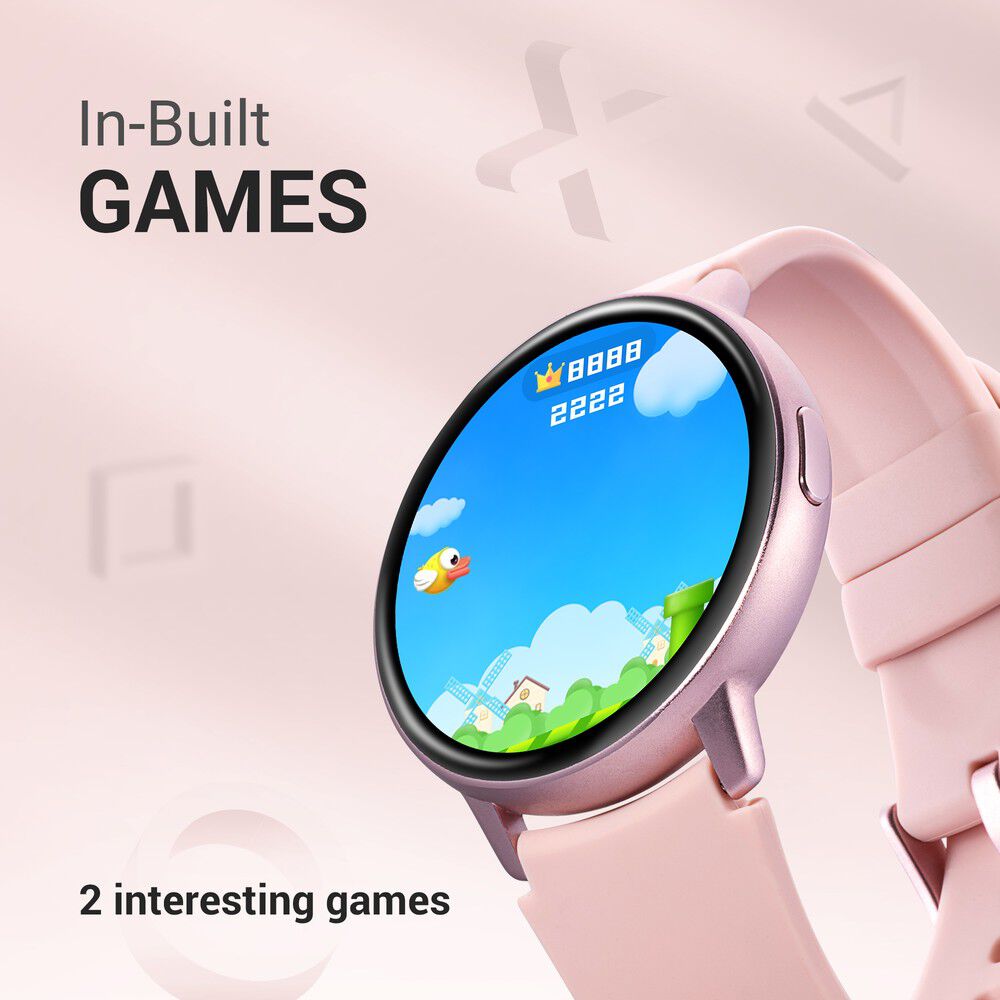Reflex Play Smart Watch Amoled Display Health Suite In Built Games Period Tracker