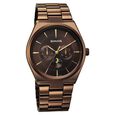 Sonata Festive Quartz Analog Black Dial Metal Strap Watch For Men