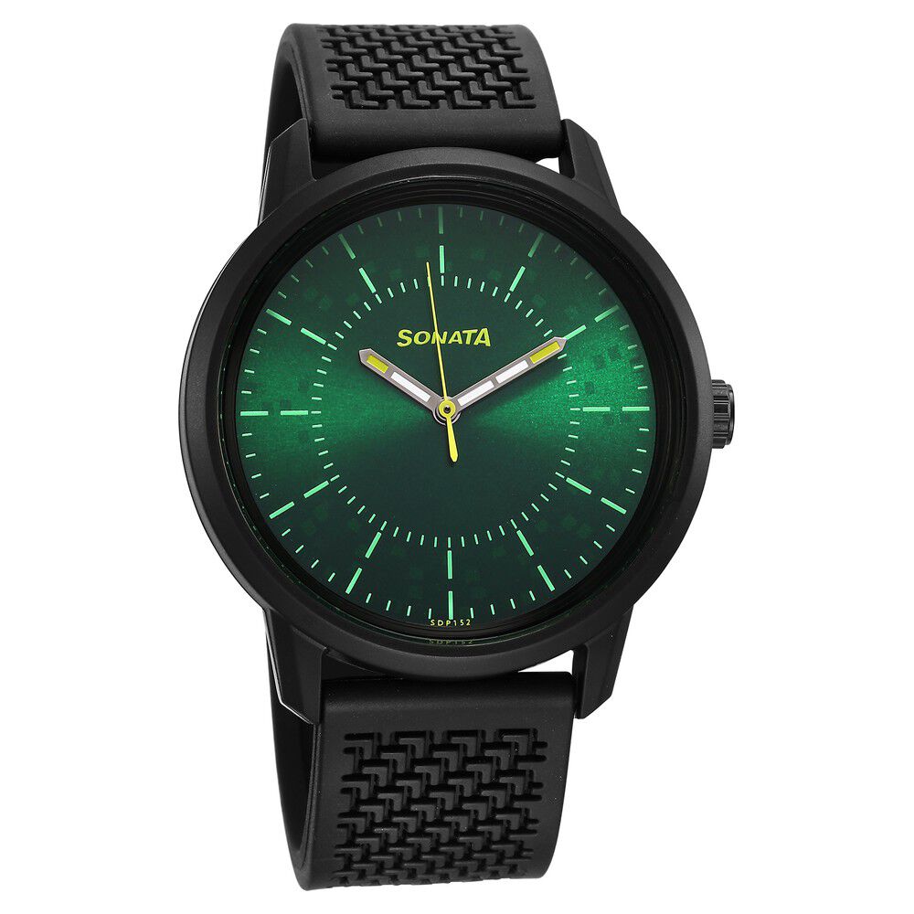 Sonata green shop watch