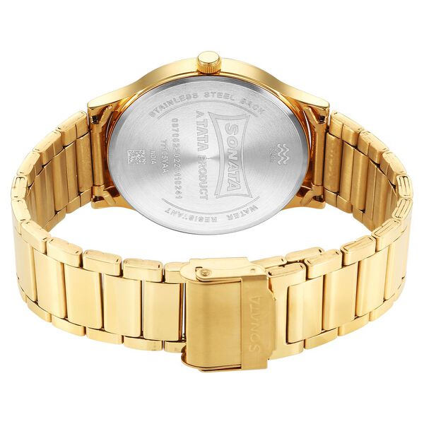 Sonata Quartz Analog Silver Dial Watch for Men - image number 3